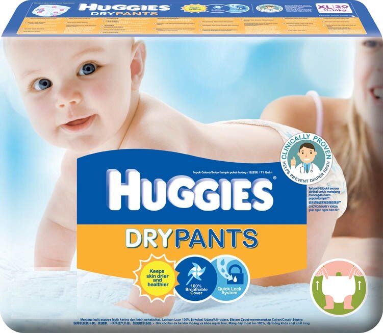 Bảng giá bỉm Huggies cập nhật tháng 11/2016
