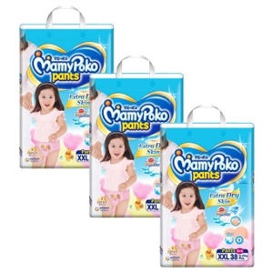 Bảng giá bỉm quần Mamypoko cập nhật tháng 8/2017
