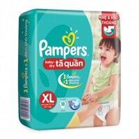 Bảng giá bỉm quần Pampers mới nhất (10/2017)