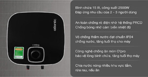 Bảng giá bình nóng lạnh 30l tốt nhất hiện nay