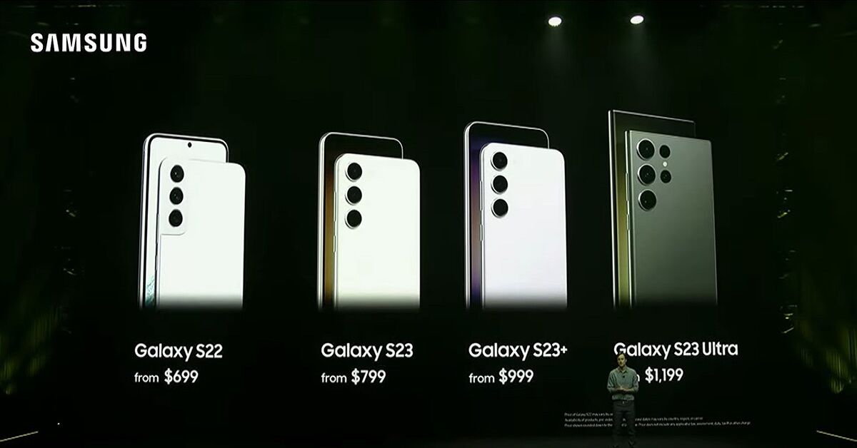 Bảng giá các phiên bản điện thoại Samsung Galaxy S23 series hiện nay