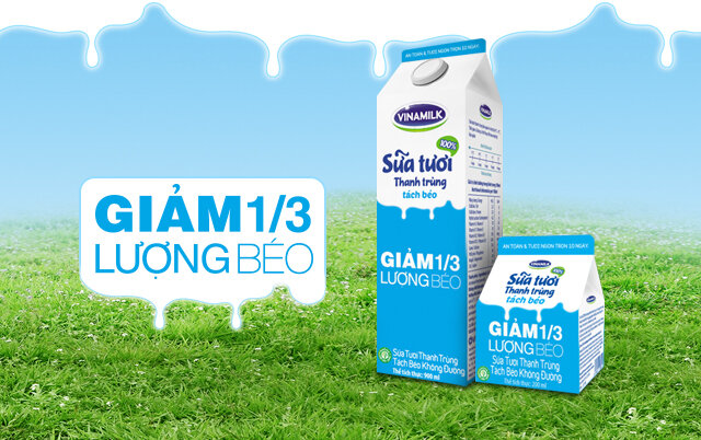 Bảng giá các sản phẩm sữa tươi và sữa chua VINAMILK cập nhật tháng 3/2016