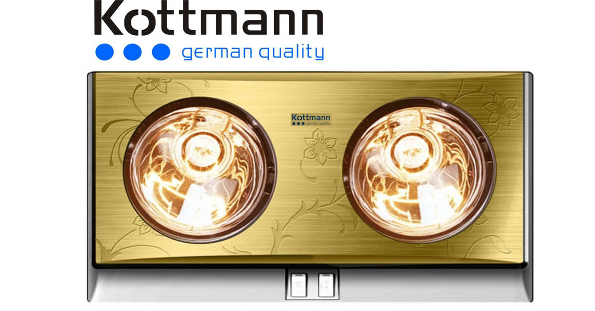 Bảng giá đèn sưởi nhà tắm Kottmann cập nhật tháng 12/2017