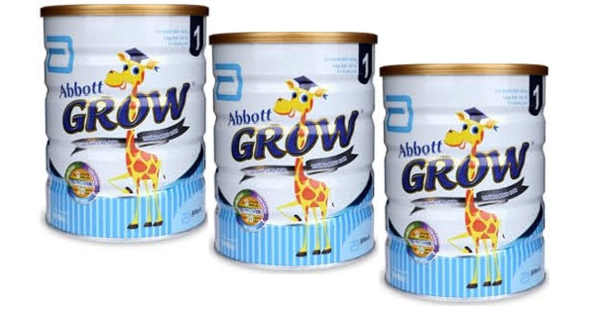 Bảng giá sữa bột Abbott Grow cập nhật mới nhất tháng 8/2019