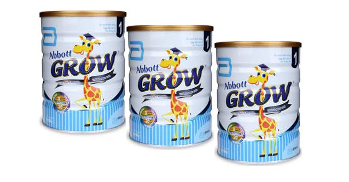 Bảng giá sữa bột Abbott Grow cập nhật mới nhất tháng 4/2019