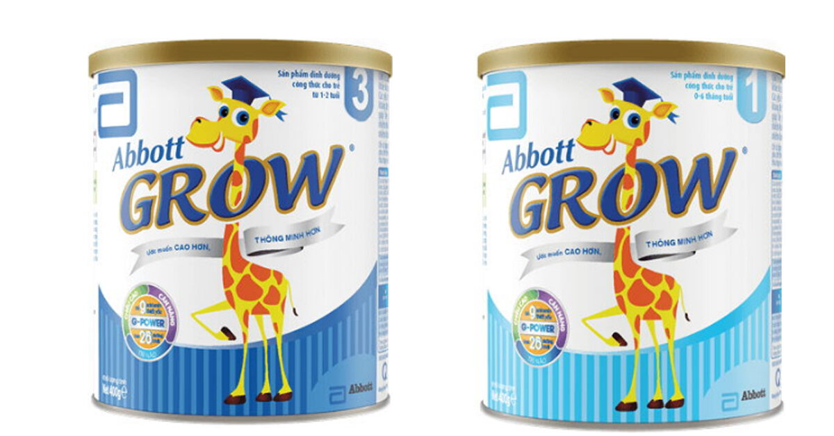Bảng giá sữa bột Abbott Grow cập nhật mới nhất tháng 5/2019