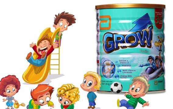 Bảng giá sữa bột Abbott Grow chính hãng trong tháng 8/2017