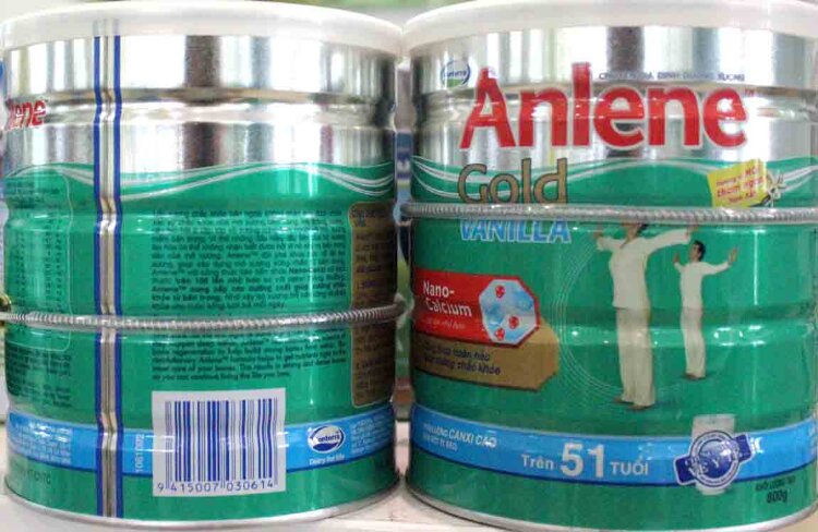 Bảng giá sữa bột Anlene cập nhật mới nhất tháng 3/2017