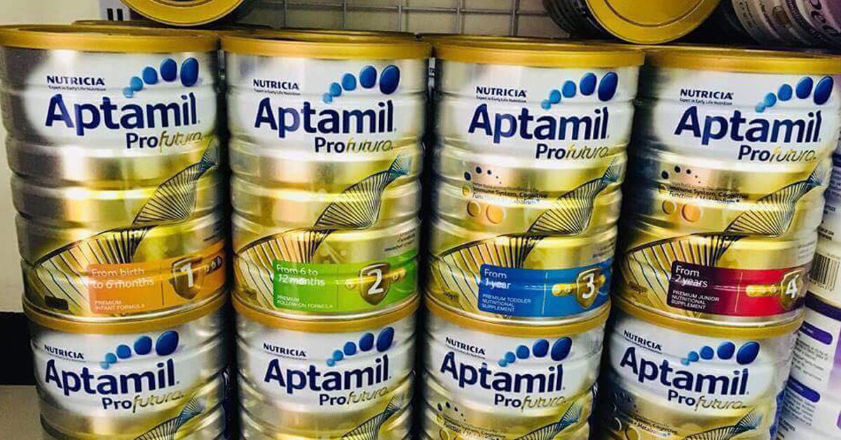 Bảng giá sữa bột Aptamil cập nhật tháng 5/2019