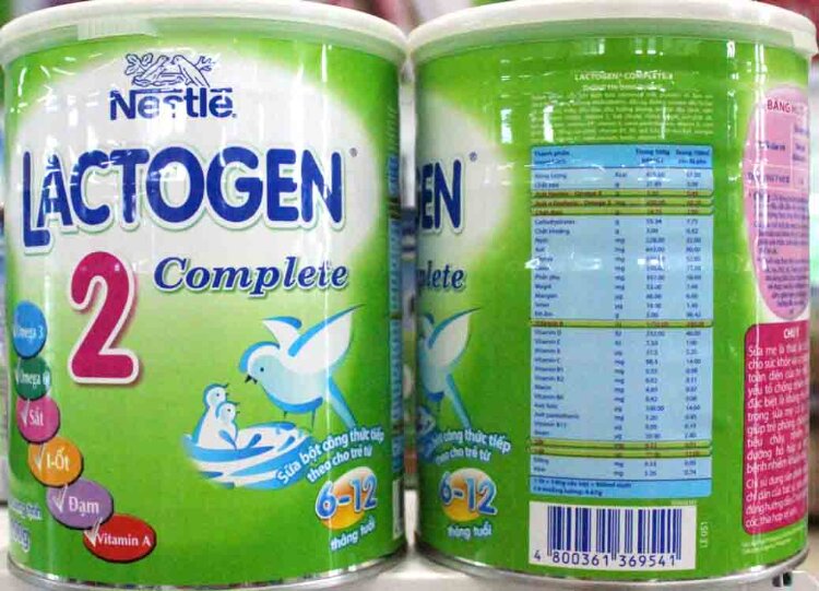 Bảng giá sữa bột Lactogen cập nhật tháng 10/2016
