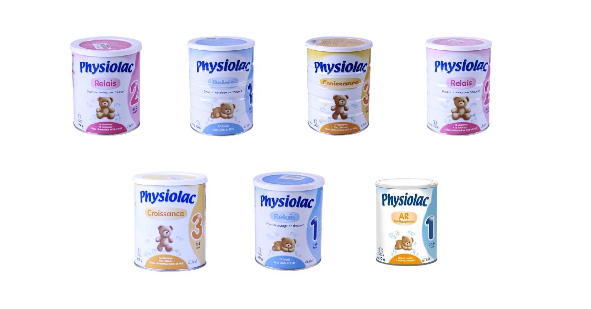 Bảng giá sữa bột Physiolac cập nhật tháng 10/2019