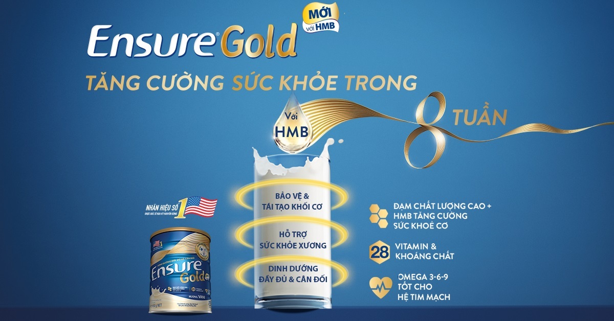 Bảng giá sữa Ensure Gold cho người già, người gầy, người bệnh mới nhất 2022