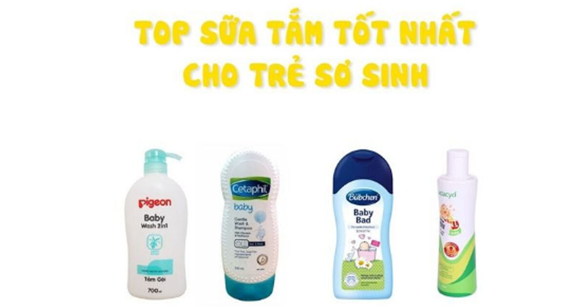 Bảng giá sữa tắm gội cho bé cập nhật mới nhất tháng 8/2019