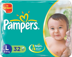 Bảng giá tã dán Pampers cập nhật tháng 10/2016