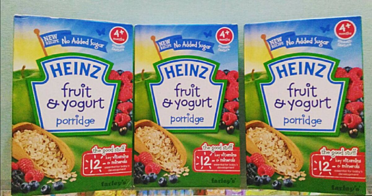 Bảng giá thực phẩm ăn dặm Heinz cập nhật tháng 1/2018