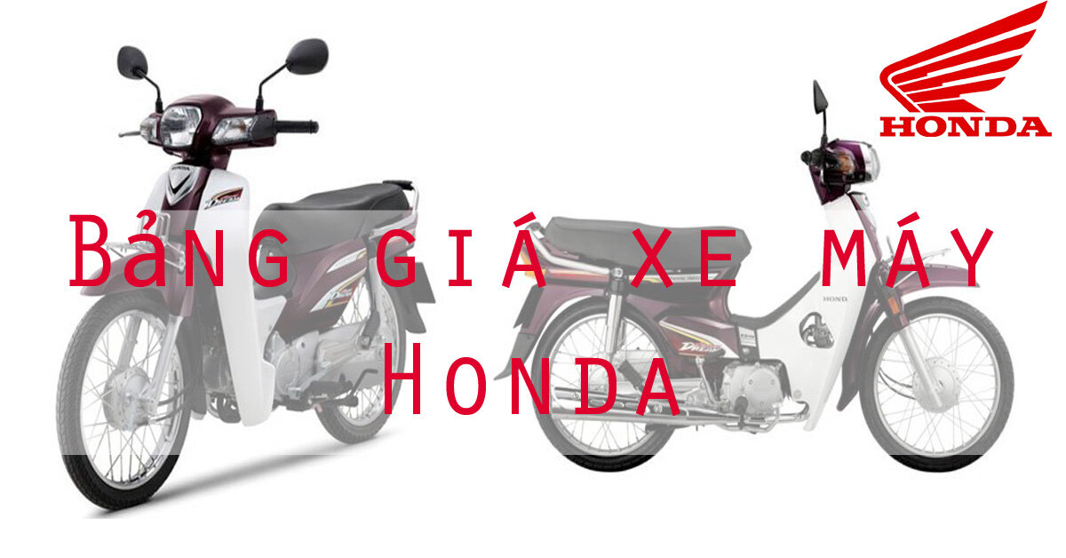 Bảng giá xe máy Honda cập nhật thị trường tháng 8/2019