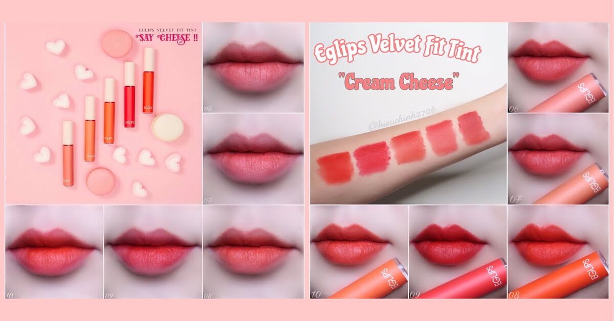 Bảng Màu Son Kem Eglips Velvet Fit Tint có gì hot?