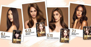 Bảng màu thuốc nhuộm tóc Thái Dương màu nâu