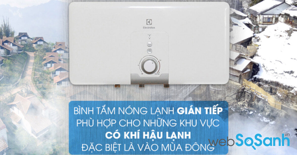 Bảng giá bình tắm nóng lạnh Electrolux cập nhật mới nhất năm 2019