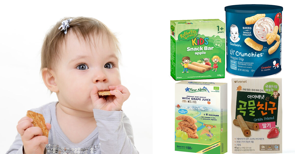 Bánh ăn dặm cho bé loại nào tốt nhất?