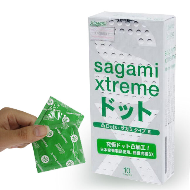 Bao cao su siêu mỏng có gai Sagami Xtreme Blue giá rẻ, chất lượng tốt