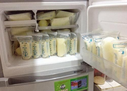 Bảo quản sữa mẹ bằng tủ lạnh - những điều cần lưu ý