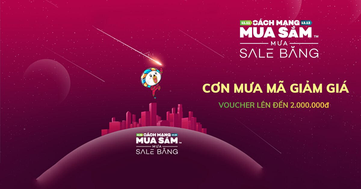 Bật mí 99+ MÃ GIẢM GIÁ ĐỘC QUYỀN chỉ áp dụng trong chương trình MƯA SALE BĂNG Lazada (11 - 14/12)