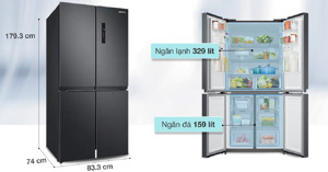 Bật mí các mẫu tủ lạnh Samsung 4 cánh 488 lít chất lượng, giá tốt
