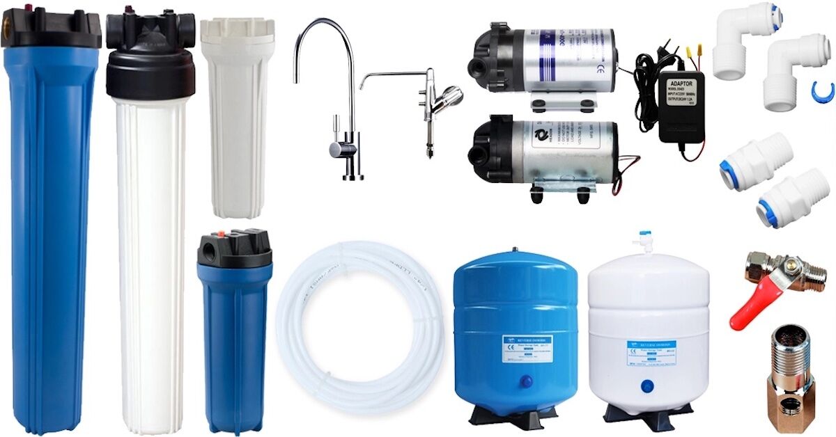 Bật mí các phụ kiện máy lọc nước cần thiết nhất trong máy lọc nước RO