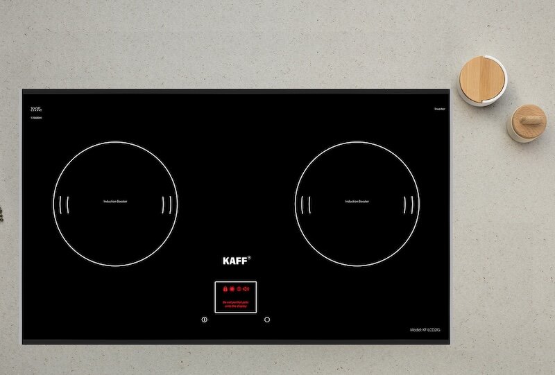 Bếp từ âm 2 vùng nấu Kaff KF-LCD2IG sang trọng, hiện đại và an toàn