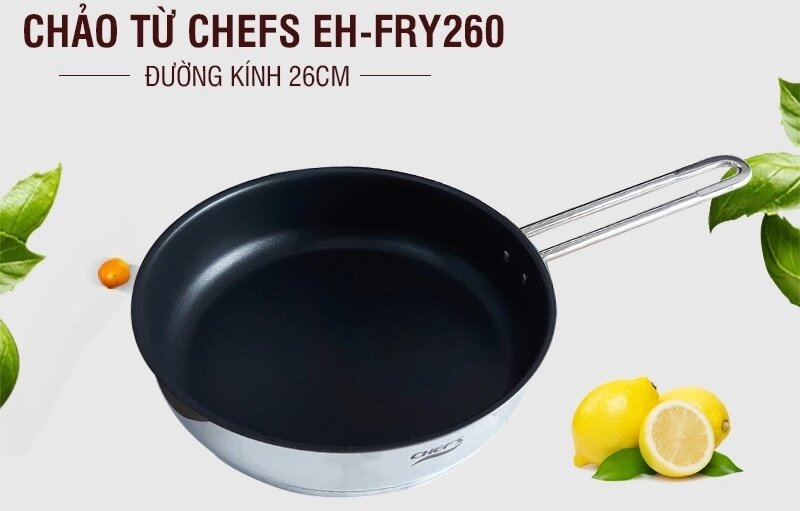 Chảo bếp từ Chefs EH-FRY260