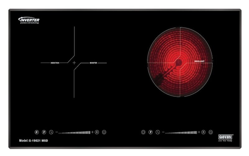 Bếp từ hồng ngoại âm 2 vùng nấu Giovani G-19021 MSD