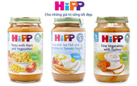 Bé vui ăn dặm với dinh dưỡng đóng lọ HiPP vị mặn