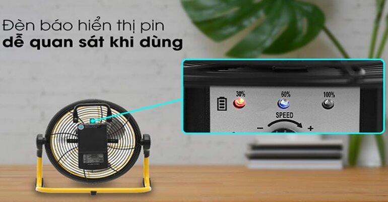 Quạt sạc điện AC ARF01D113 khá hợp lý với đại đa số người tiêu dùng quạt tích điện AC ARF01D113