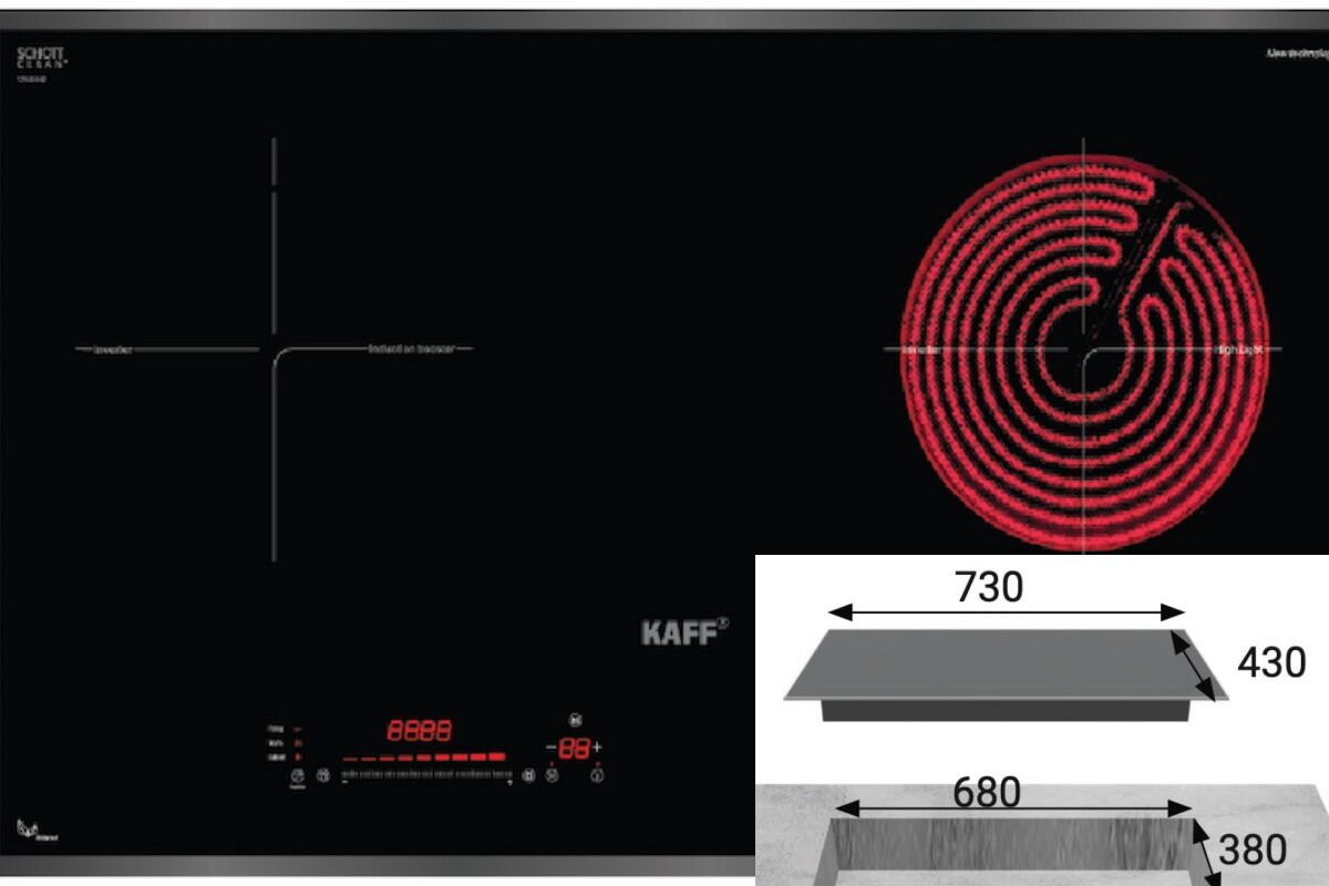 Bếp điện từ đôi Kaff KF-FL68IC New Plus trợ thủ đắc lực cho người nội trợ |  websosanh.vn