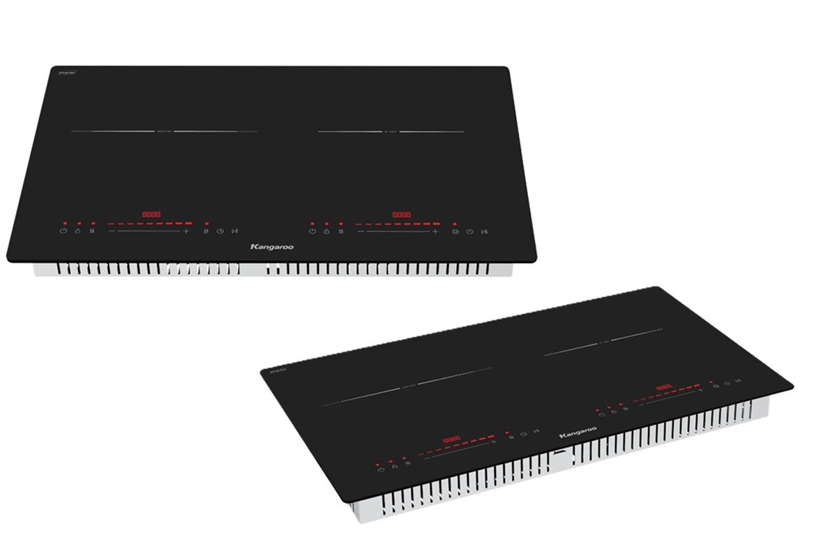 Bếp điện từ đôi Kangaroo KGIF44D1C giá 2,5 triệu đồng, công suất mạnh, tiết kiệm điện với Inverter