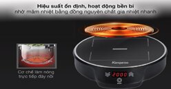 Bếp điện từ đơn Kangaroo KG20IH8 có ưu nhược điểm gì nổi bật?
