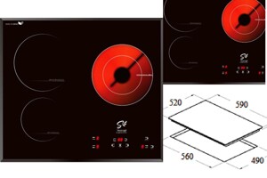 Bếp điện từ Smaragd Hanover giải pháp nấu nhanh hiện đại cho gia đình