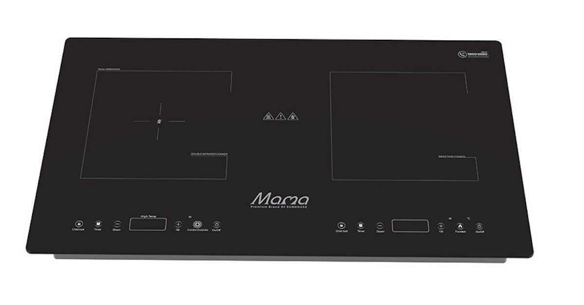 Bếp đôi điện từ hồng ngoại Sunhouse Mama MMB9100VN có đáng đồng tiền bát gạo?