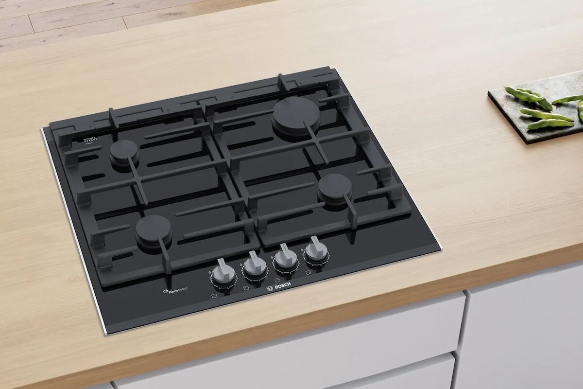 Bếp gas âm Bosch PRP6A6D70D thiết kế hiện đại, khả năng hoạt động hiệu quả
