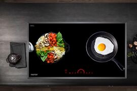 Bếp từ 2 vùng nấu Faster FS-722SI thiết kế tinh tế, tính năng đa dạng