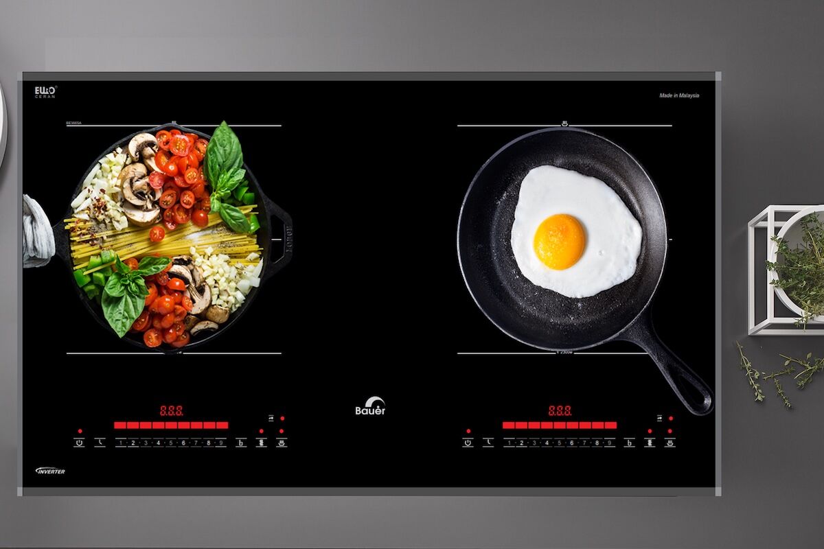 Bếp từ âm 2 vùng nấu Bauer BE-366SA giá rẻ bất ngờ trong năm 2025