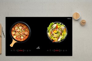 Bếp từ âm 2 vùng nấu Bauer BE-326SS thiết kế hiện đại, tính năng vượt trội