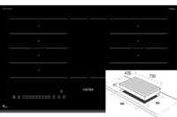 Bếp từ âm 2 vùng nấu Faster FS 838I Plus tính năng vượt trội, thiết kế tinh tế