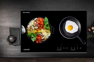 Bếp từ âm 2 vùng nấu Faster FS-600I thiết kế tinh gọn, công nghệ tiên tiến đến từ Malaysia