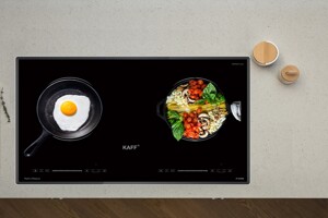 Bếp từ âm 2 vùng nấu Kaff KF-SD300II thiết kế tinh tế, tính năng hiện đại