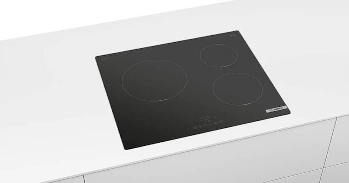 Bếp từ âm 3 vùng nấu Bosch PUC611BB5E đáp ứng mọi nhu cầu nấu nướng