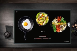 Bếp từ âm 3 vùng nấu Canzy CZ-999DHI thiết kế sang trọng, tính năng hiện đại