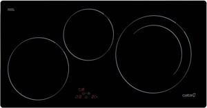 Bếp từ âm 3 vùng nấu Cata 753 IBK (IB 753 BK) giá 11 triệu - So sánh với bếp từ ngang giá có nên mua?