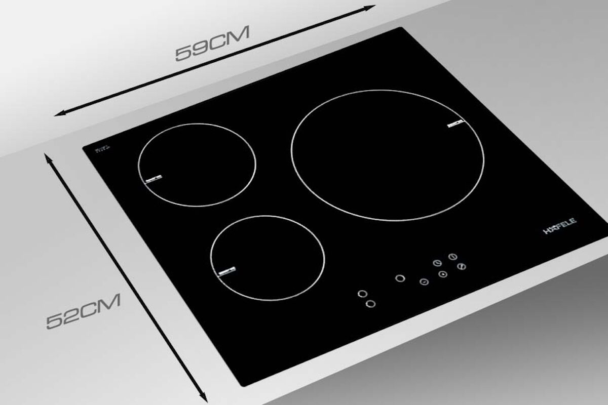 Bếp từ ba Hafele HC-IP604A 538.01.681 thiết kế sang trọng, tính năng thông minh